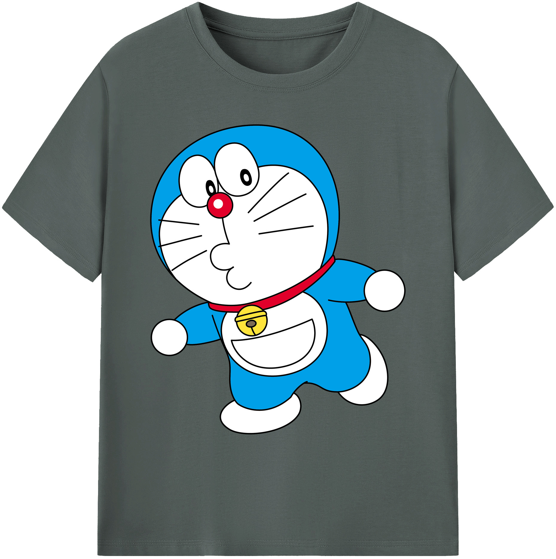 （画像用） ドラえもん Doraemon 綿100％ メンズ半袖Tシャツ｜肌触りやわらか＆通気性